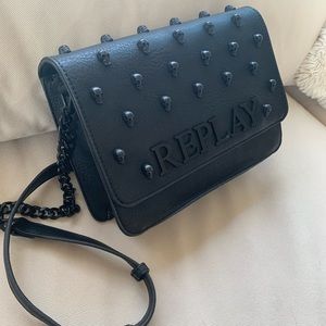 REPLAY Crossbody Soft Leather Bag